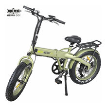 20*4.0 Inch Folding Fat Tire Fold Ebike Fat Tire Adult Electric Bicycle